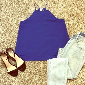 Paper Crane Double Layer Halter Tank Top